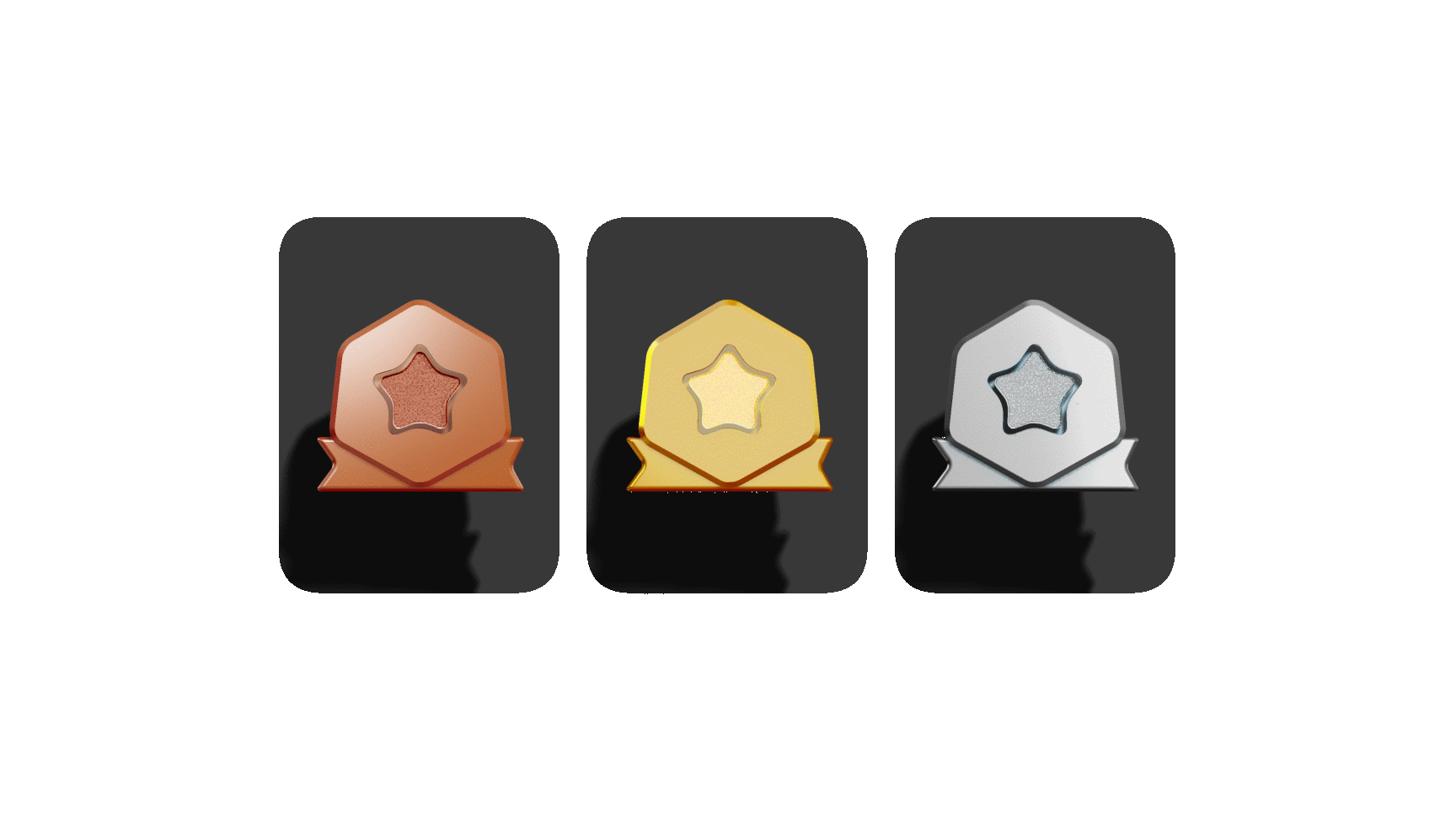 Badges 3D in Spline