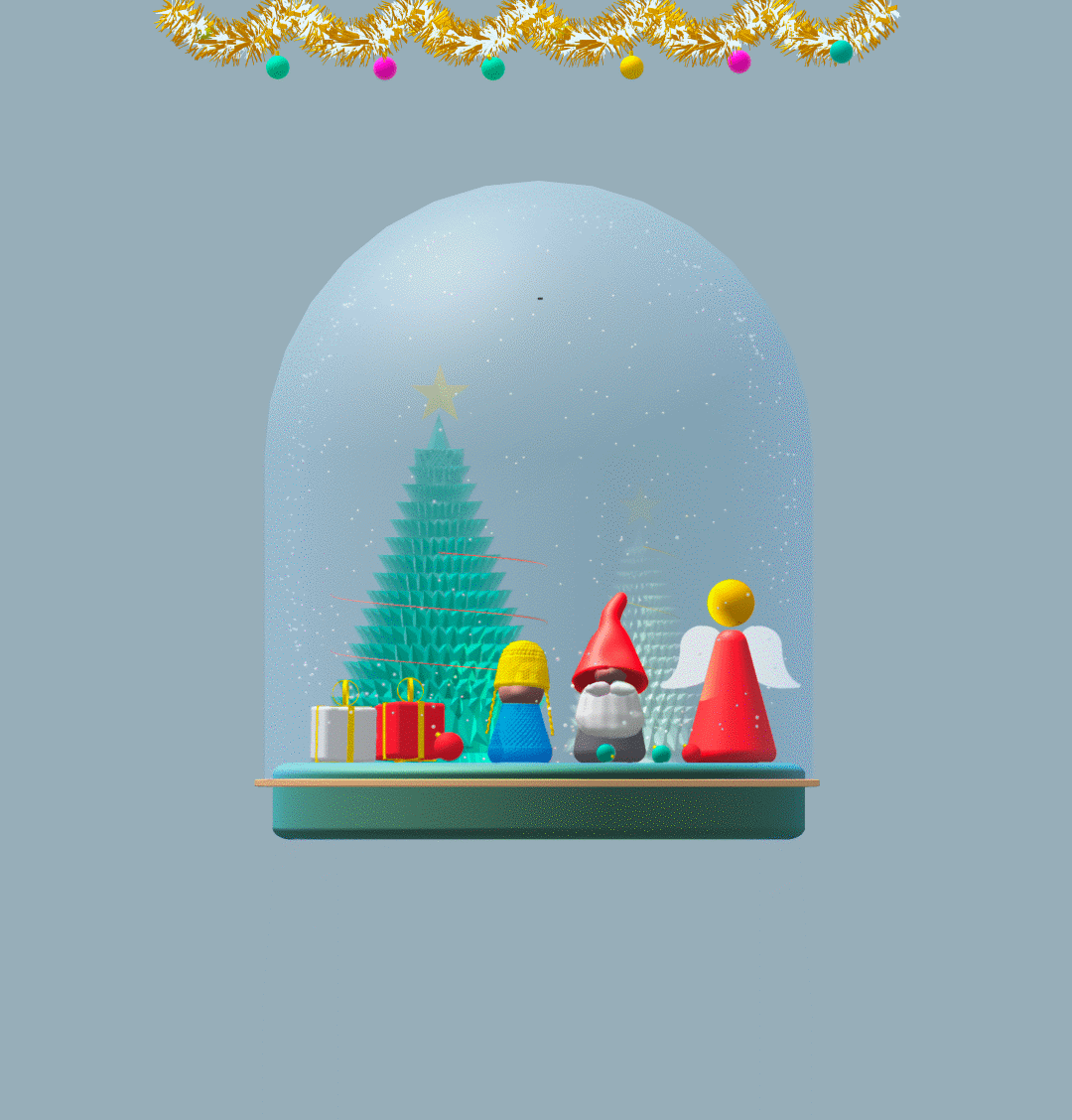 Christmas 3D in Spline