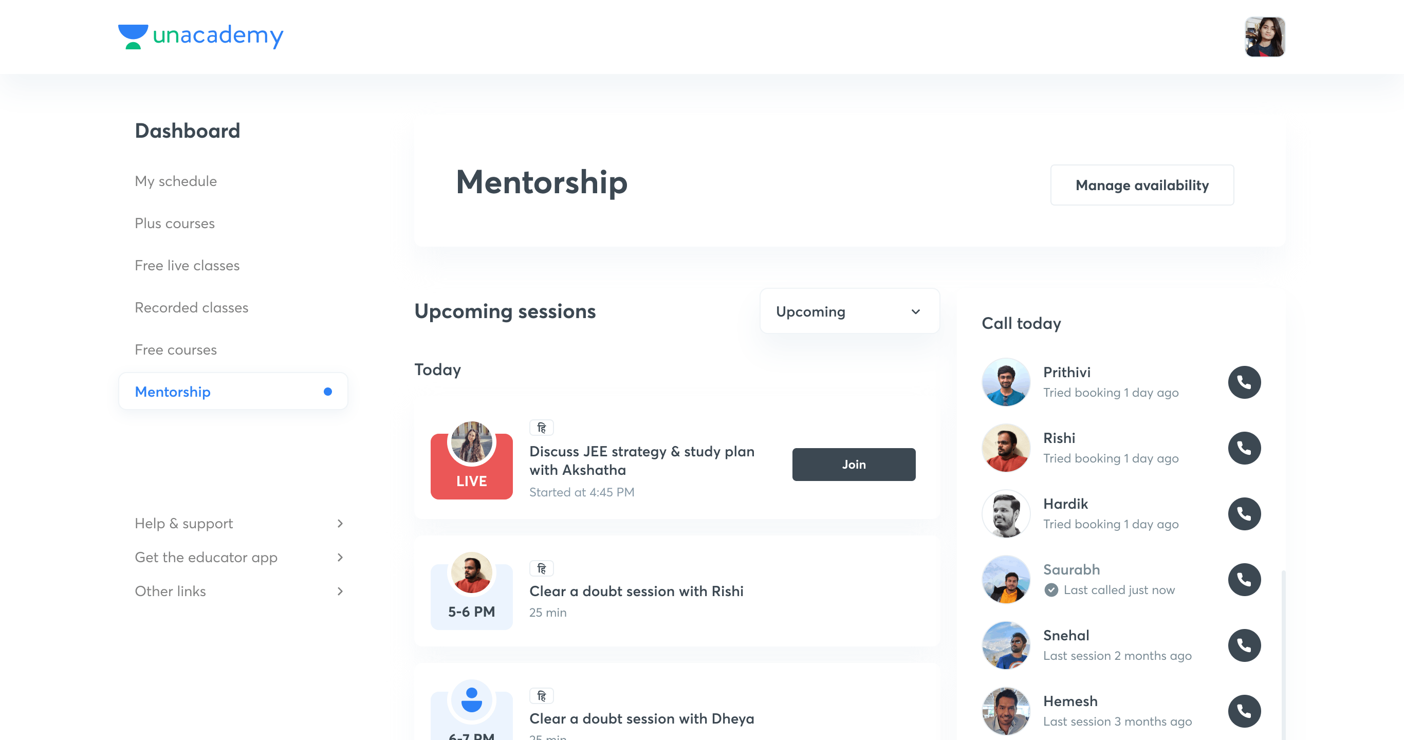 Mentor Notes