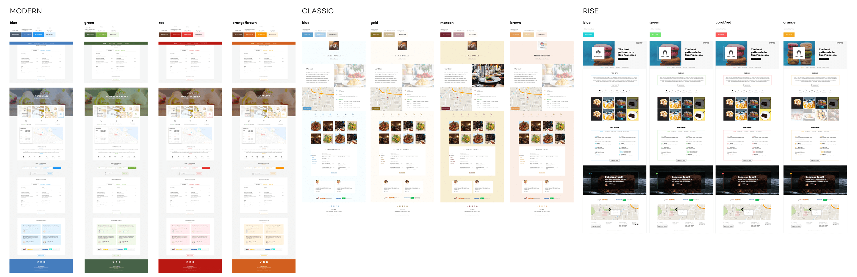 website templates