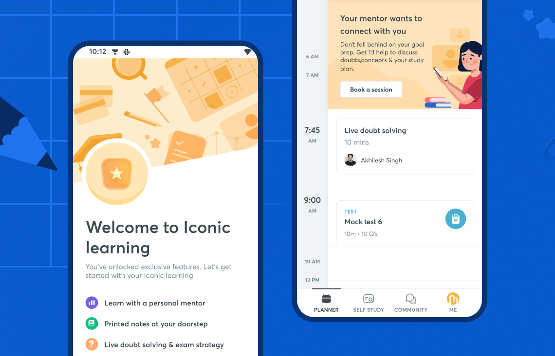 Unacademy - redesigned mentorship experience